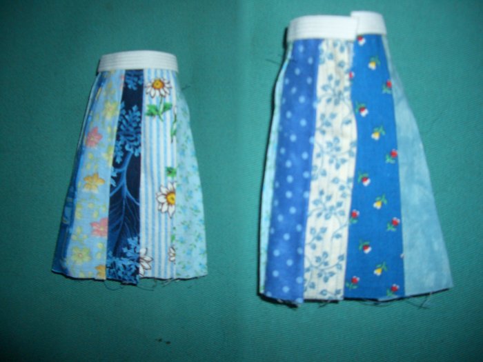 Blue Hippie Skirt for Pullip 2
