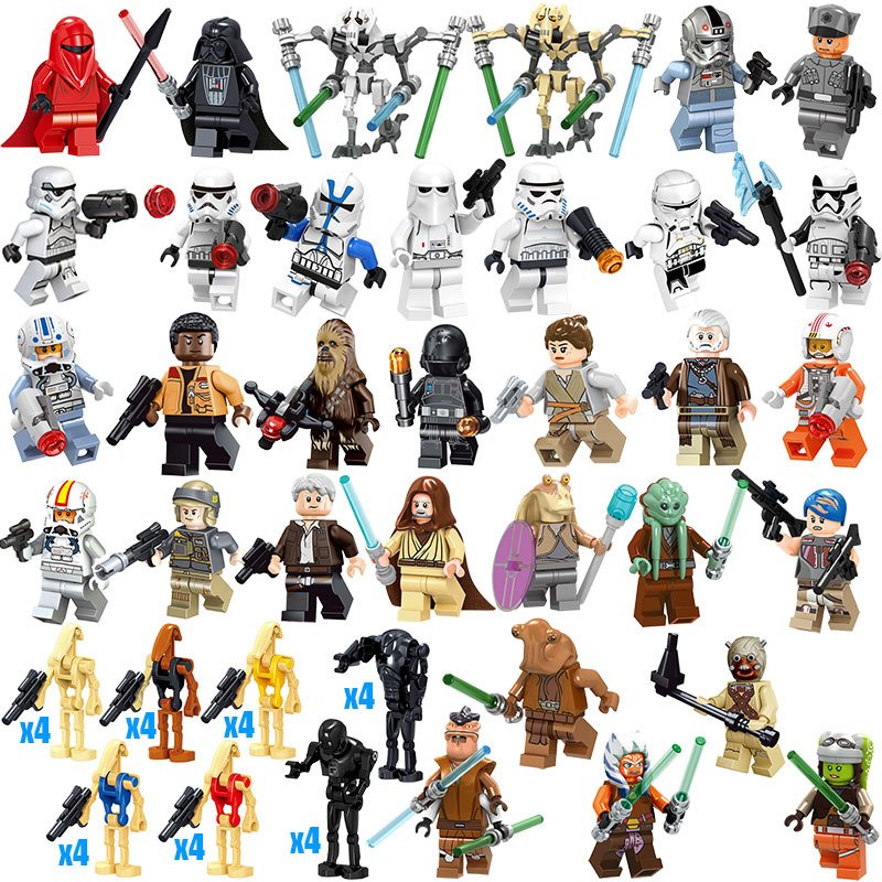 All Star Wars Custom Minifigures Compatible Lego