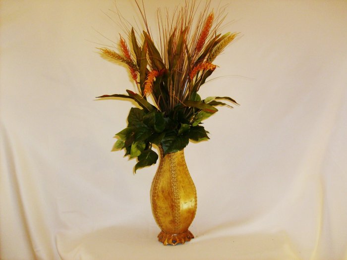 Wheat & Ivy Floral Arrangement