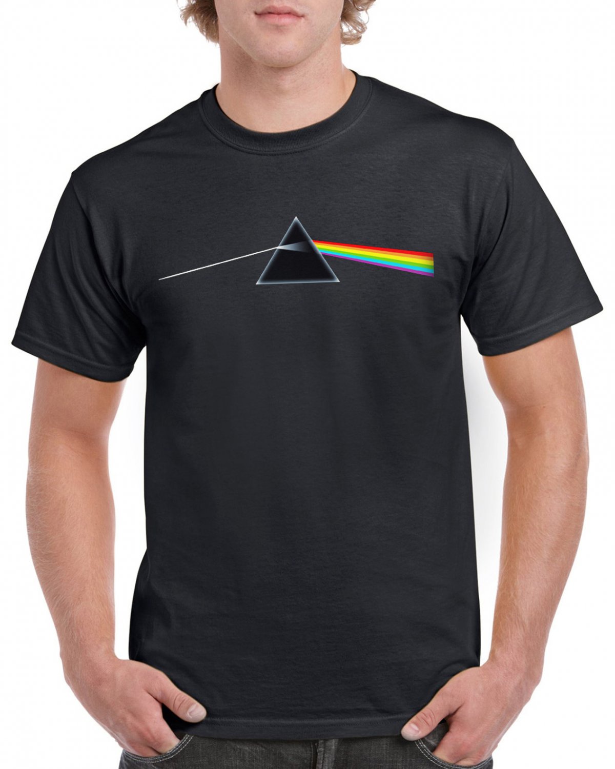Dark Side Of The Moon T-shirt Rock Cool Tshirt Festival Unisex Top Tee