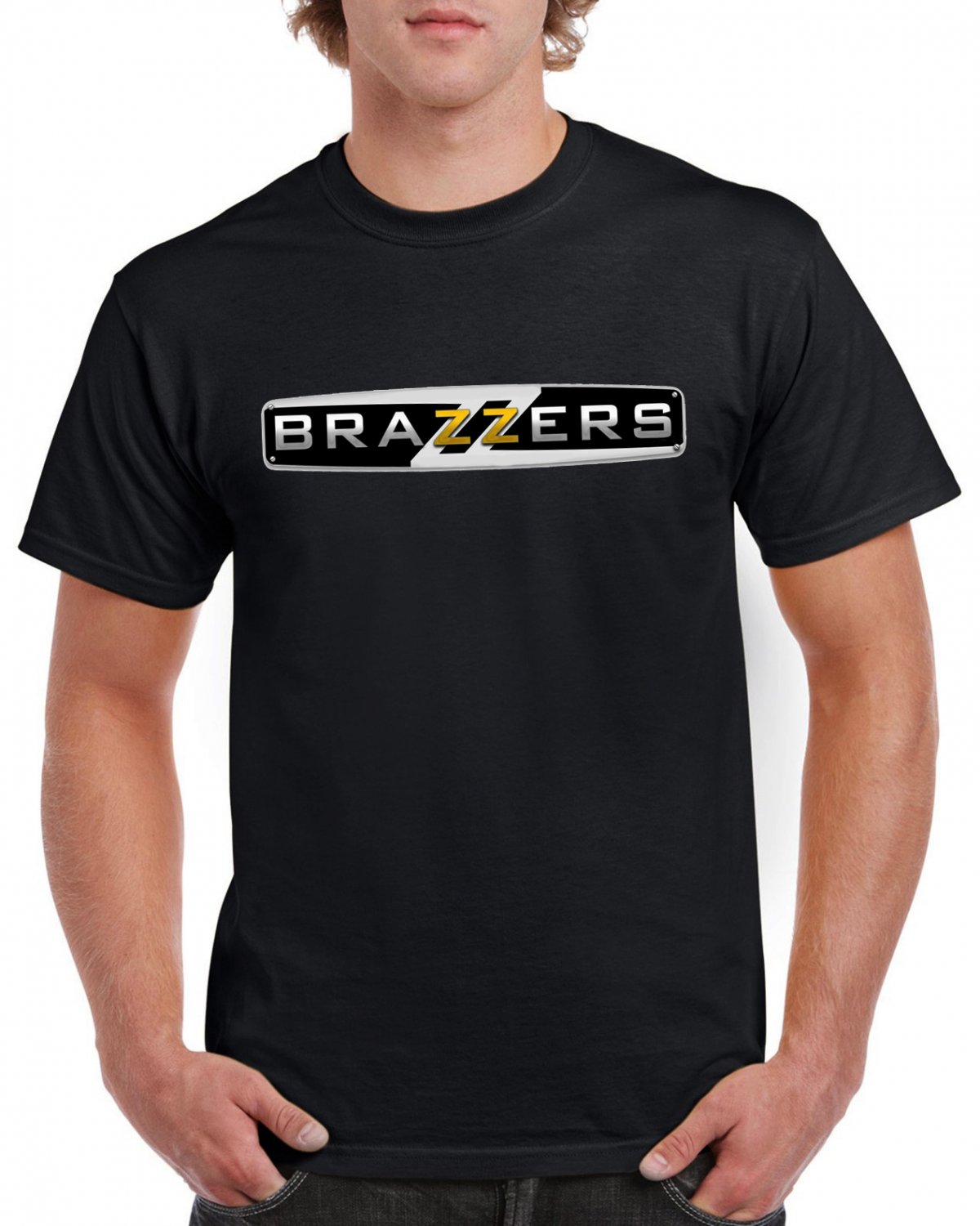 Brazzers T-shirt Porn Porno Funny Tshirt Adult Top Tee