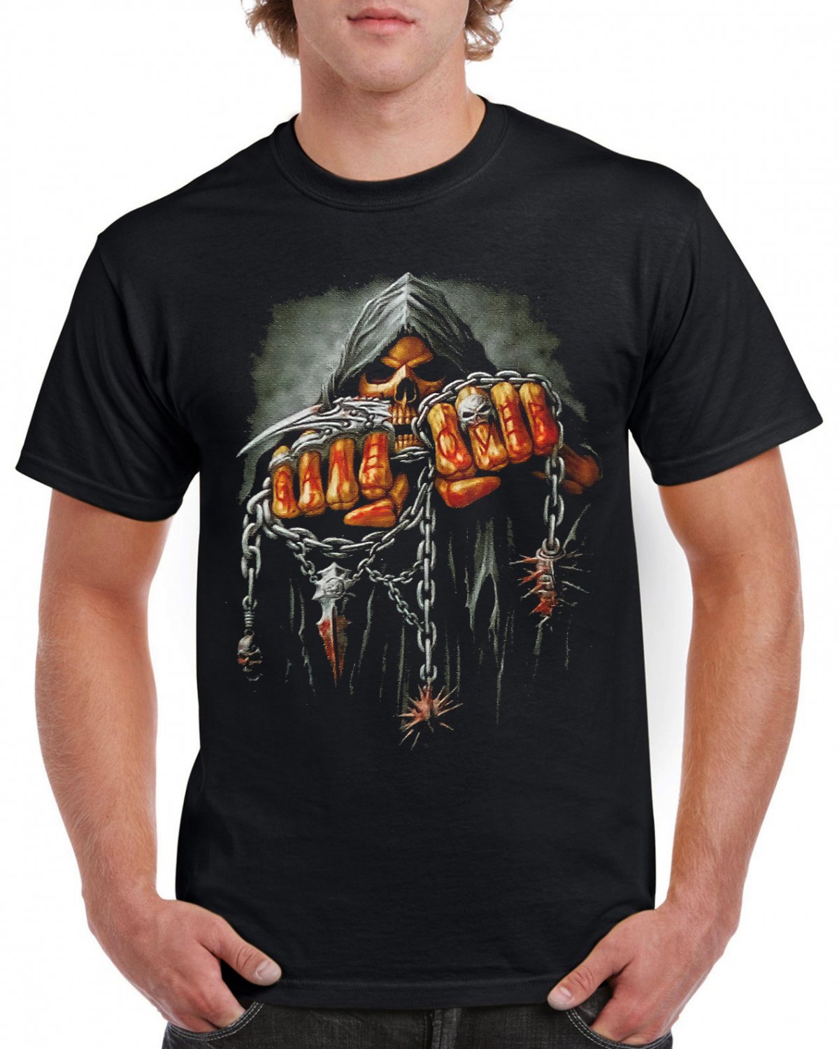 Gothic Game Over T-shirt Heavy Metal Rock Tshirt Festival Top Tee