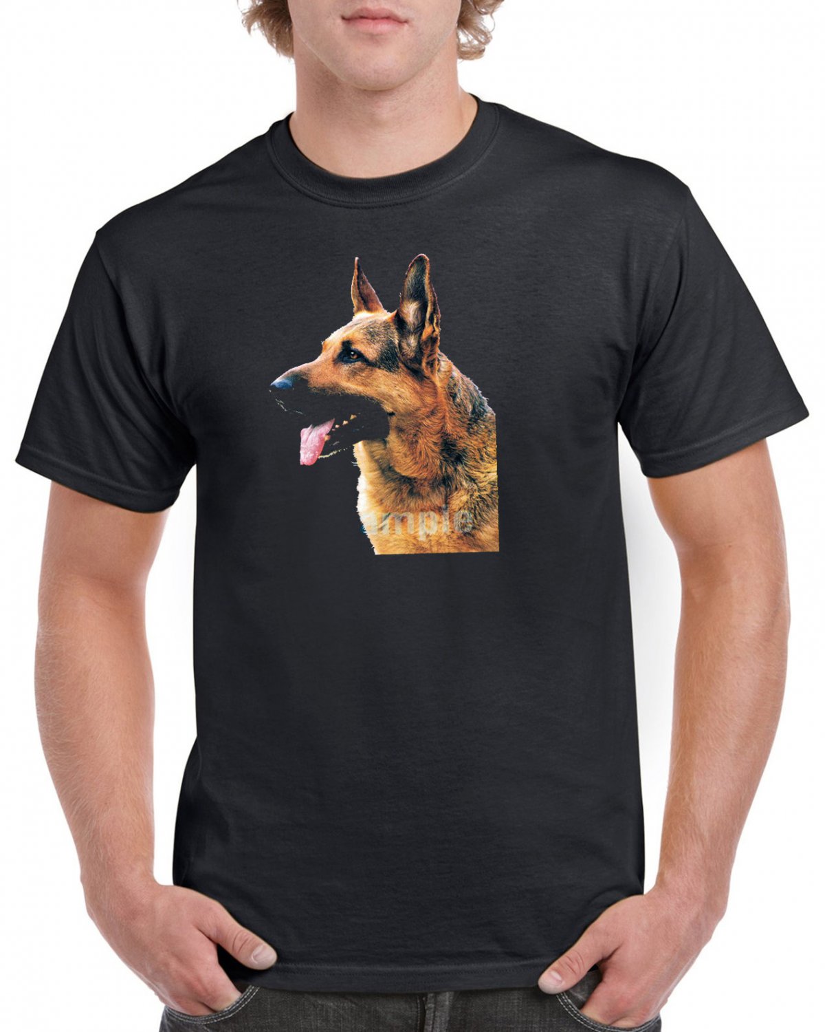 German Shepherd T-shirt Dog Lovers Cool Tshirt Unisex Top Tee