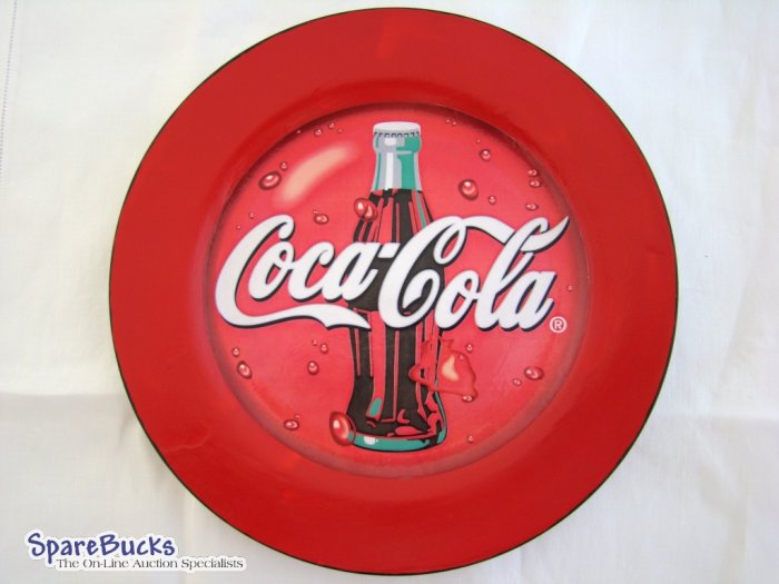NEW Coca Cola Classic Red Collectable Deoupage Plate LE