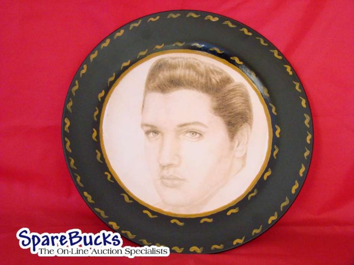 NEW Elvis Presley Decoupage Plate Limited Edition