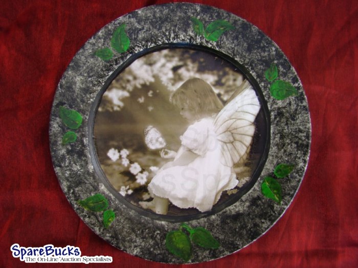 NEW Collectable Woodland Fairy Decoupage Plate LE