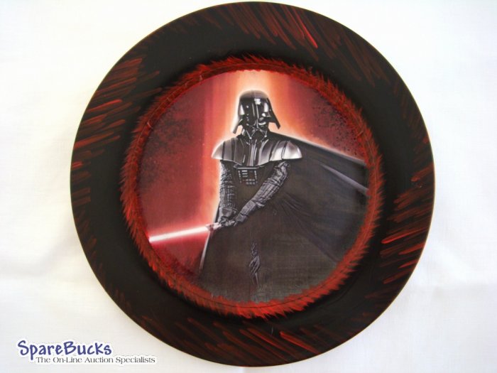 NEW Star Wars DARTH VADER Collectors Decoupage Plate LE