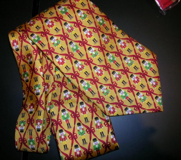 Neck Ties- Nut Crcker - 100% Silk