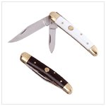 Double-bladed pocket knife
