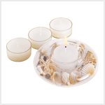 NEW! Seashell Tealight Candle Kit