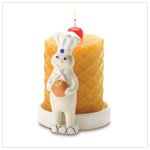 NEW! Pillsbury Doughboy Waffle Candle