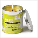 NEW! Ginger And Ginseng Candle Tin