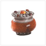 Sandalwood Jeweled Lid Jar Candle
