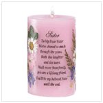 "Sister" Candle