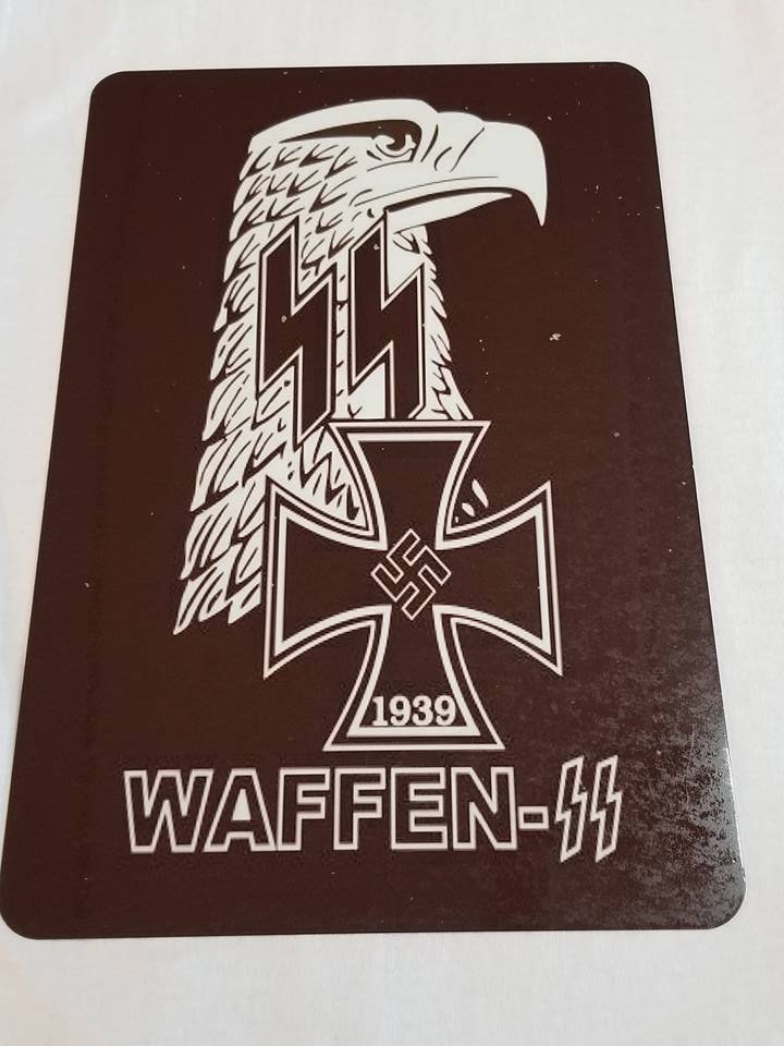 WWII WW2 Nazi German Waffen SS Bird Propaganda Metal sign
