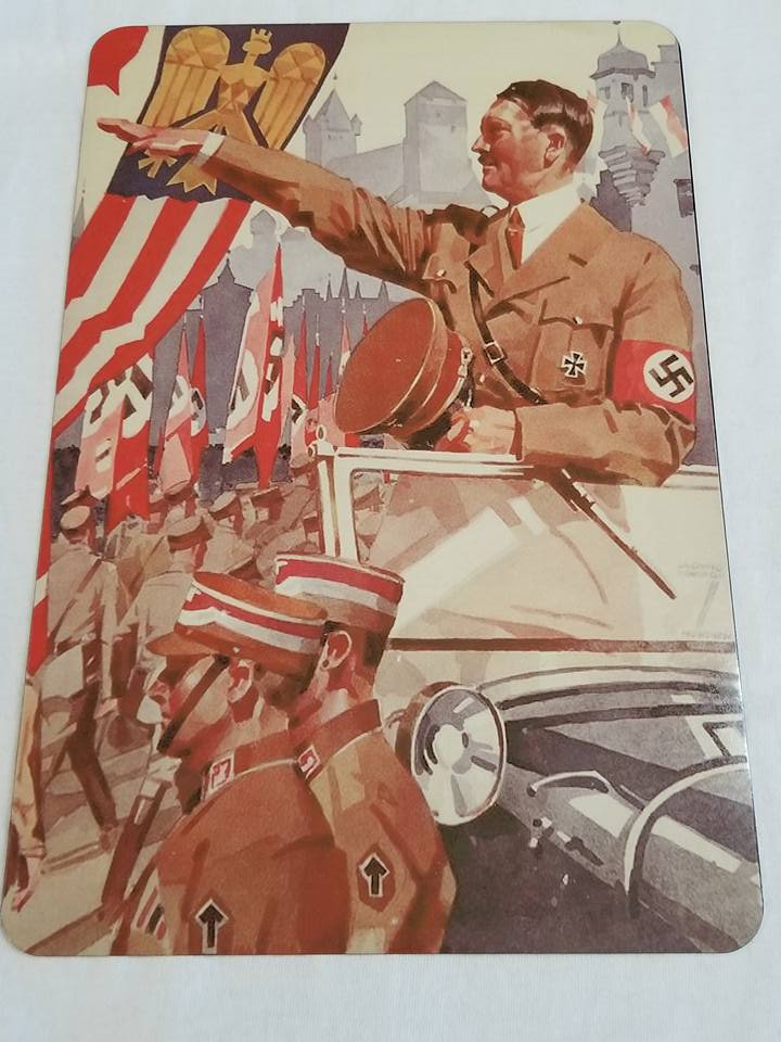 WWII WW2 Nazi German Army Battle Propaganda Metal sign