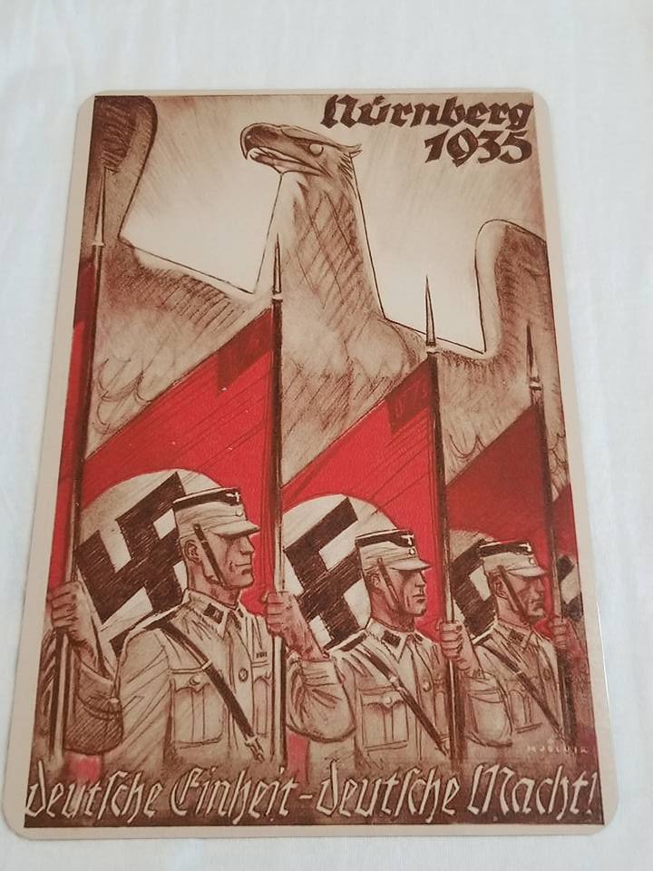 WWII WW2 Nazi German Flag Army Propaganda Metal sign
