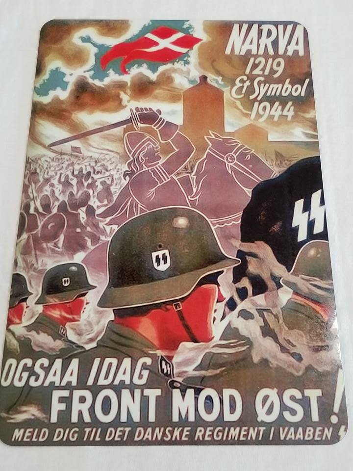 WWII WW2 Nazi German Flag Army Fight Propaganda Metal sign