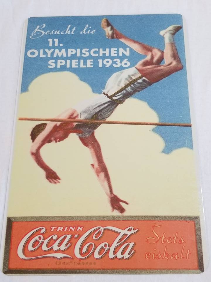 WWII WW2 Nazi German Olimpics Propaganda Metal sign