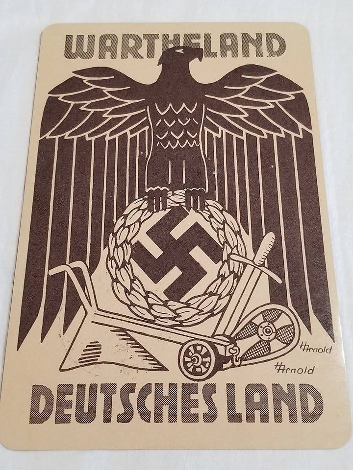 WWII WW2 Nazi German Waffen SS Bird Propaganda Metal sign