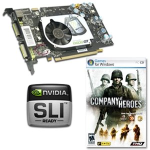 XFX GeForce 8600 GT XXX Video Card - FREE Company of Heroes PC Game