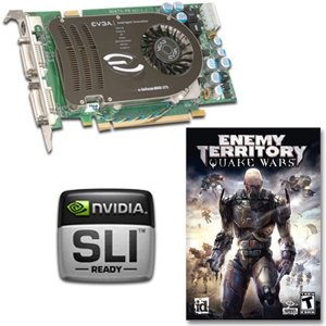EVGA GeForce 8600 GTS Video Card - FREE Enemy Territory: Quake Wars PC Game