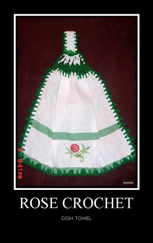Crochet Towel Topper - YouTube