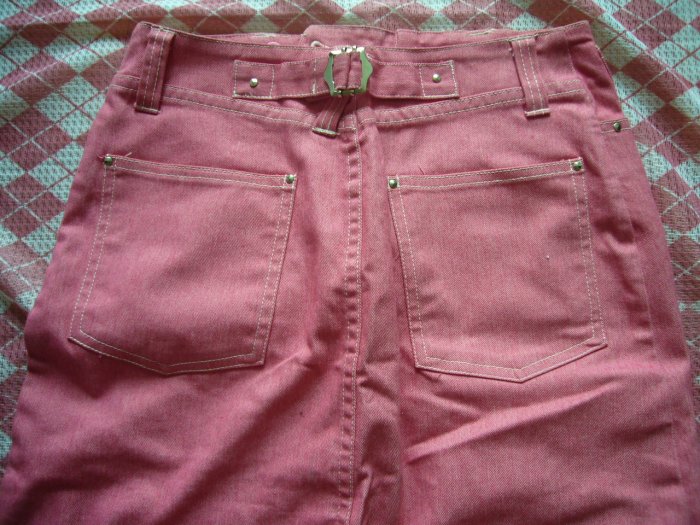 Hong Kong A.Y.K. Hot Pink Jean Skirt
