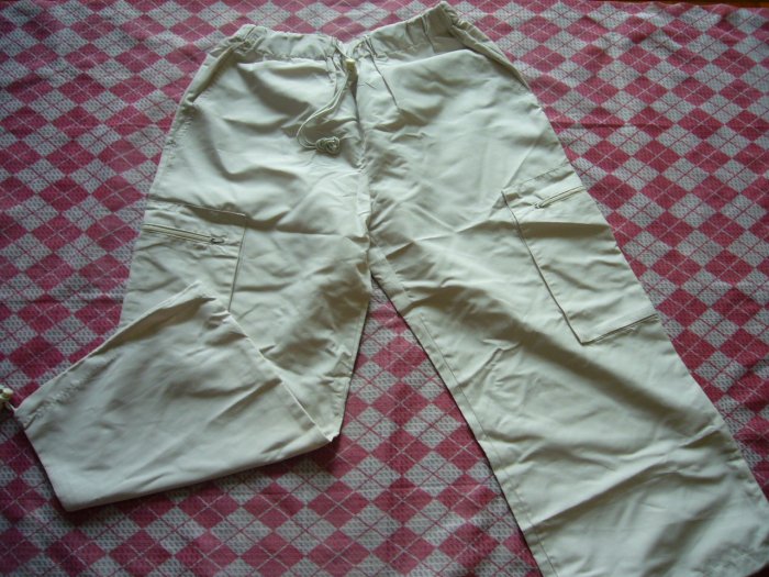 Hong Kong Soft Cream Colour Loose Pants