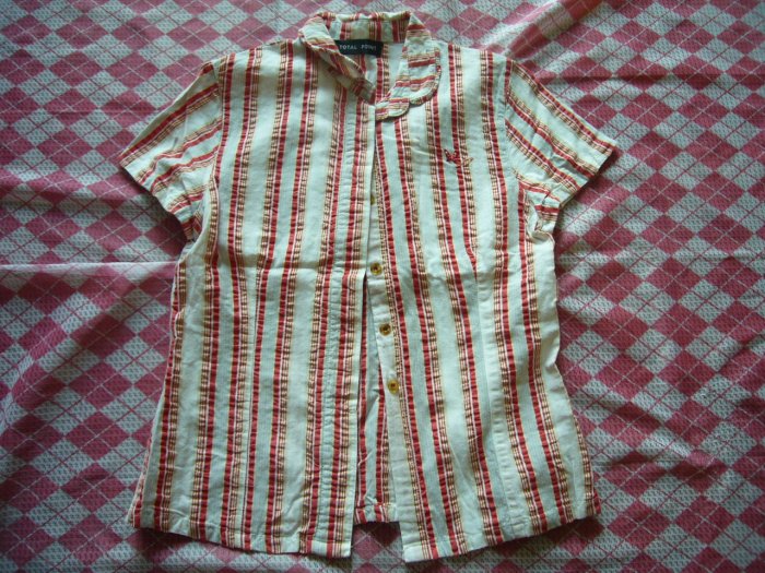 Japan Total Point Lines Shirt with Butterfly