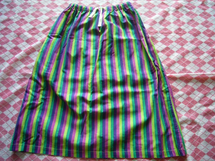 Japan Colourful Lines Skirt