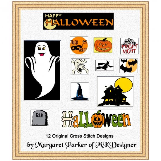 Happy Halloween CROSS STITCH ePatterns HobbyWare Files