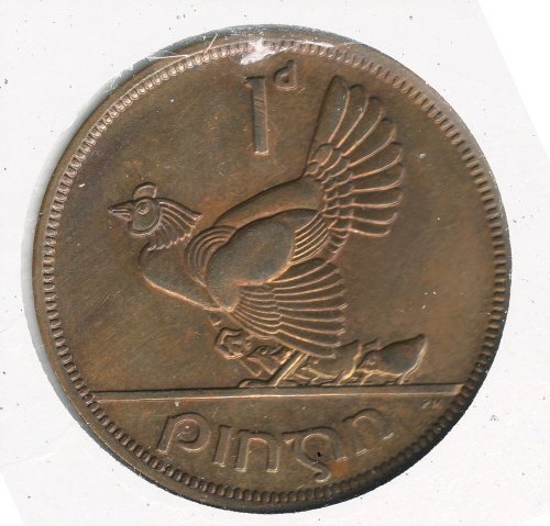 Ireland 1949 Penny UNC