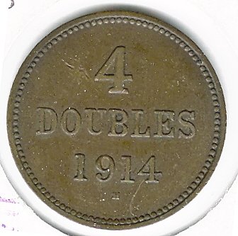 Gurnsey 1914-H 4 Doubles VF+