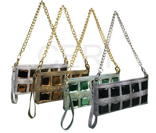 Square Rhinestone Clutch