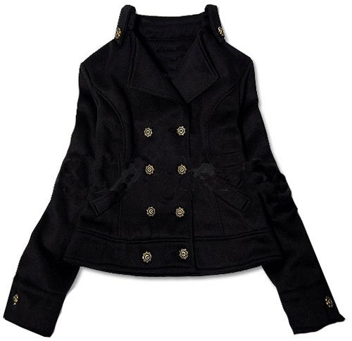 BLACK CECILIA COAT