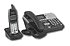 AT&T - 5.8GHz Expandable Phone System w/Digital Answering Machine - Black/Silver