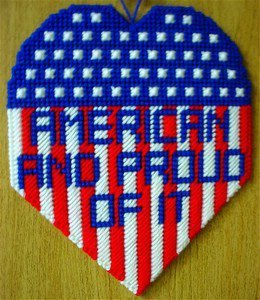 American and Proud of it Plaque
