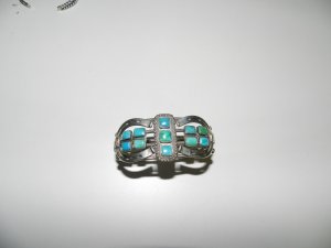 Southwestern Sterling Silver Horseshoe Cuff Bracelet