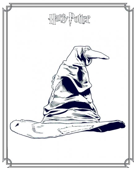 Harry Potter childrens coloring ebook 80+pages!