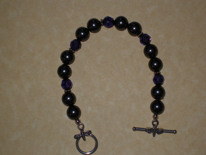 Swarovski Crystal and Pearl Bracelet