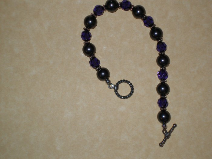 Swarovski Crystal and Pearl Bracelet