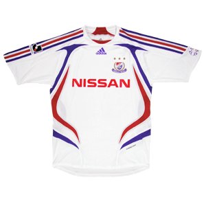 07 Yokohama F-Marinos Soccer Shirt Authentic Away Short Sleeve (Standard)