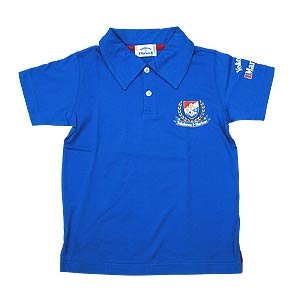 06 Kids Emblem Polo Shirt (Blue)