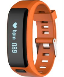 Orange Smart Watch OLED Touch Screen Waterproof Health Wristband