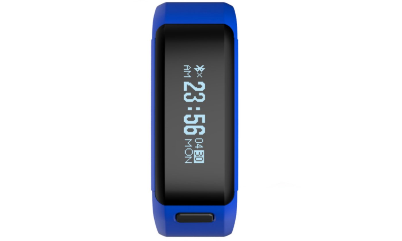 Blue Smart Watch OLED Touch Screen Waterproof Health Wristband
