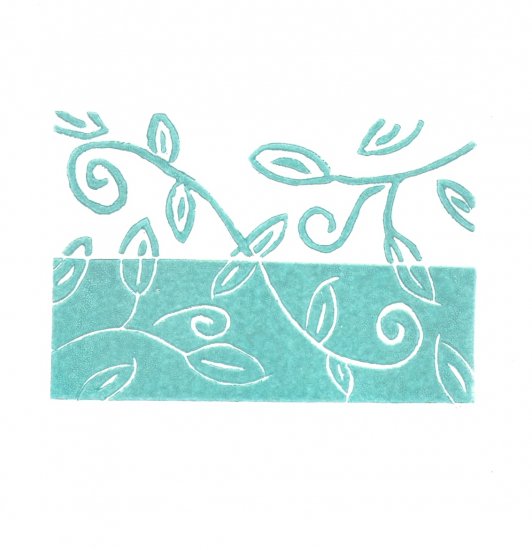 Summer 3 x 4.5 Original lino-print - Heather Piazza