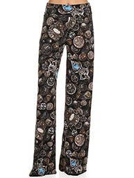 APPAREL COIN PRINT PALAZZO PANTS