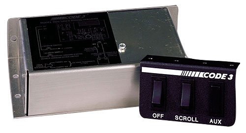 Code 3 Remote Compact Siren w/ Switch Panel