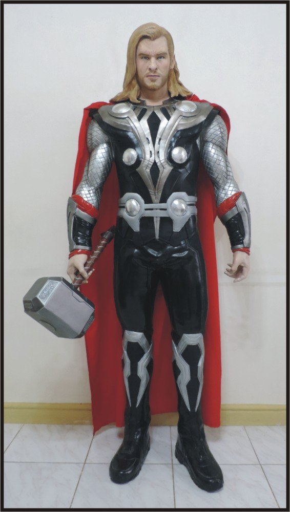 Custom Made Life Size Thor 2011 Superhero Statue Prop